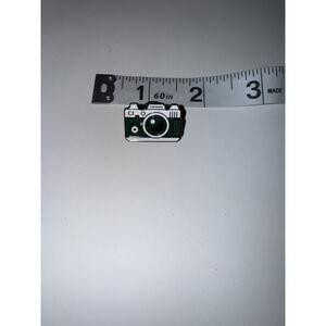 Green Camera Pin Brooch